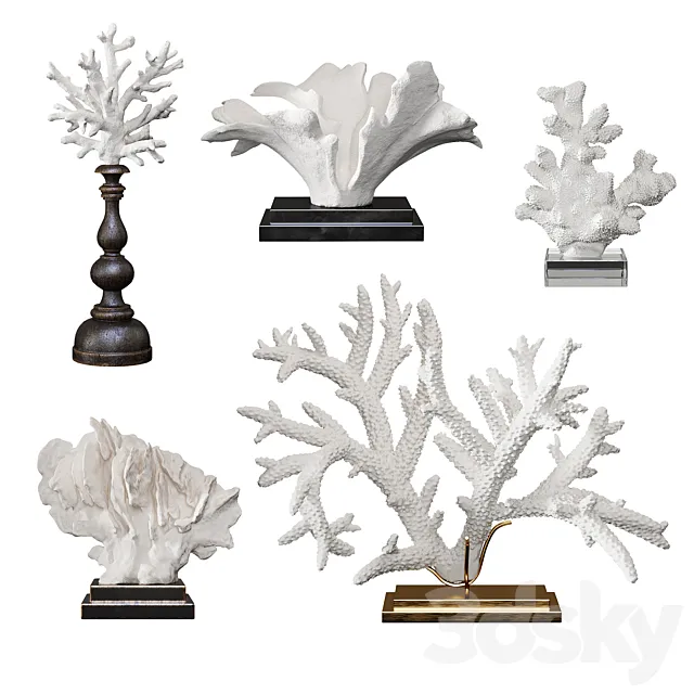 Coral Set 4 3DModel Coral Set 4 3DModel