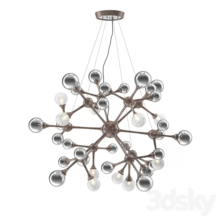 Corbett Element Forty light Pendant 3D Model Corbett Element Forty light Pendant 3D Model