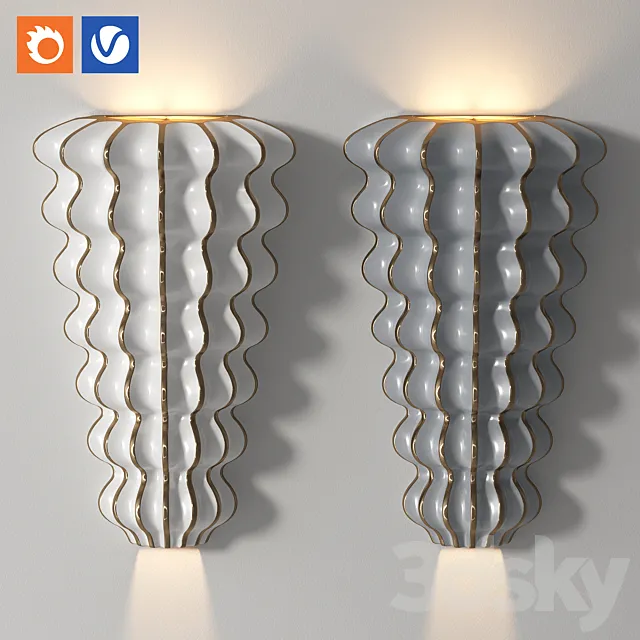 Corbett Esperanza Sconce 3D Model Corbett Esperanza Sconce 3D Model