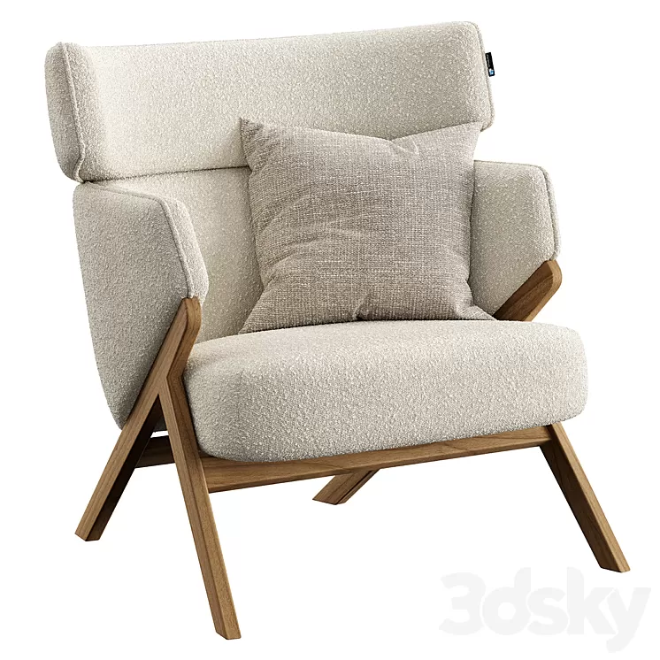 Cordial StudioF Armchair 3D Model Free Download
