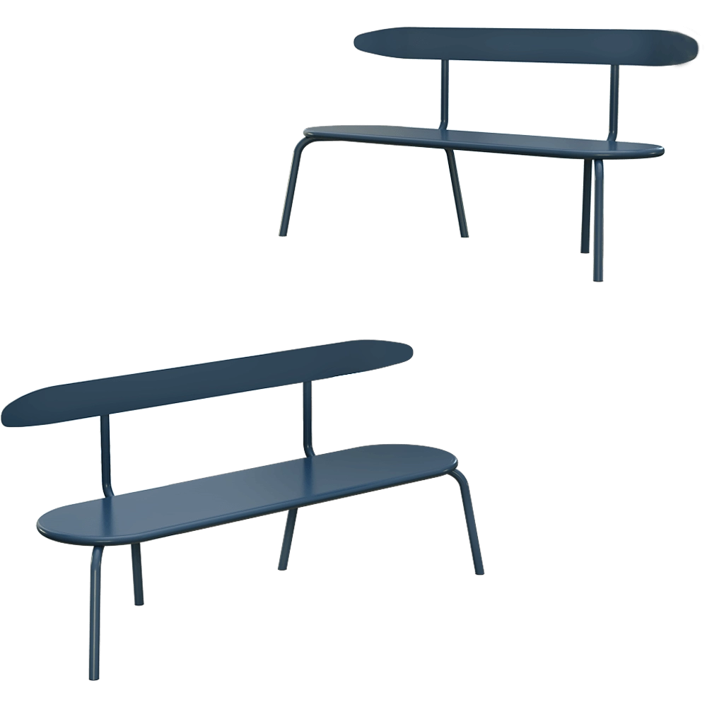 CORE objects – Bench Spider With beckrest + 3D Model