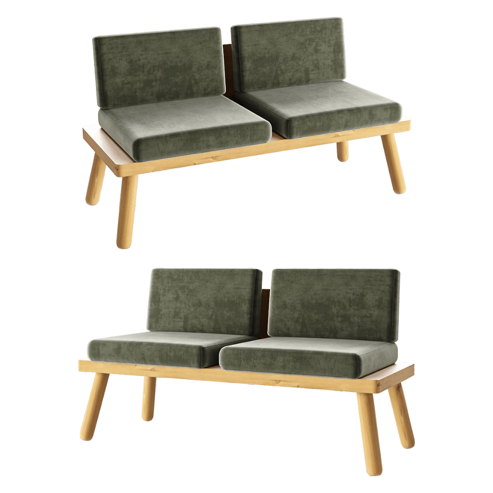 CORE objects – Sofa ON LEGS 3D Model CORE objects – Sofa ON LEGS 3D Model