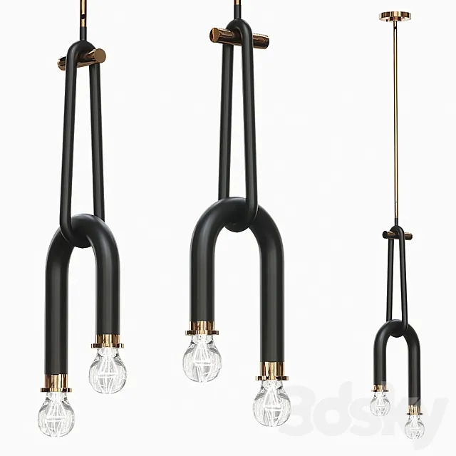 Corina 2 – Light Statement Bulb Pendant 3DModel