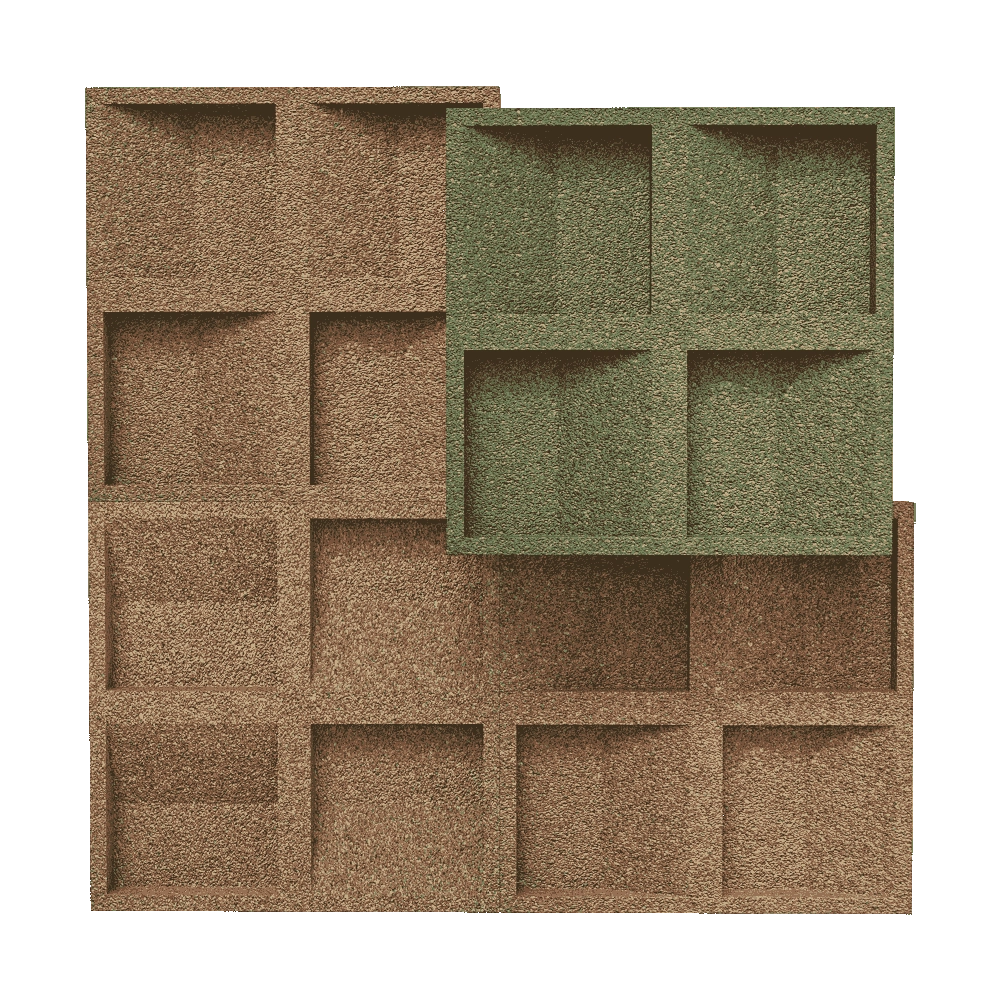 CORKBEE – Wall panel Concave 3D Model