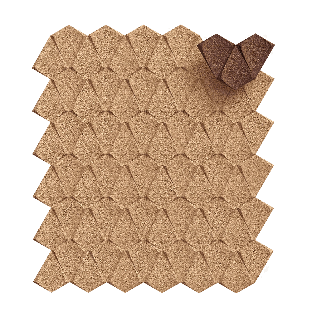 CORKBEE – Wall panel Kite 3D Model