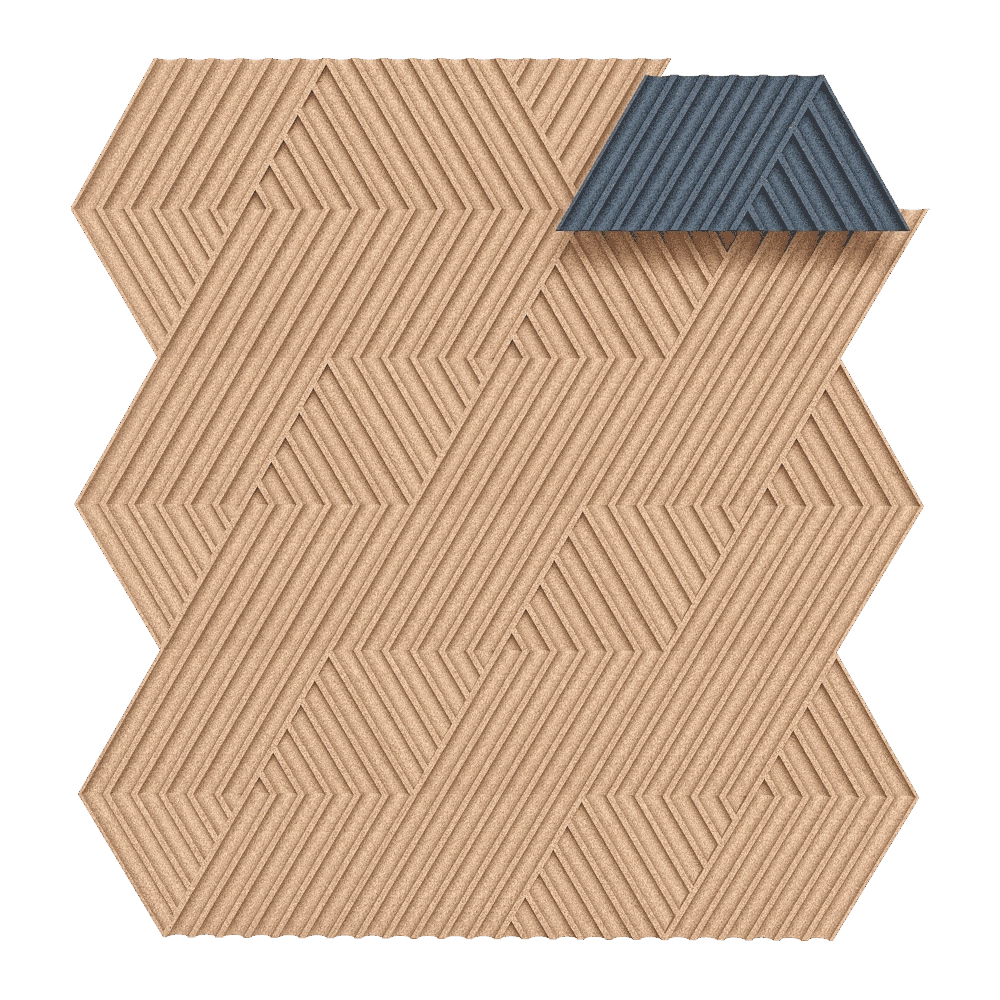 CORKBEE – Wall panel Weave 3D Model