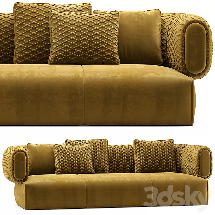 Cornelio Cappellini HUG sofa 3D Model