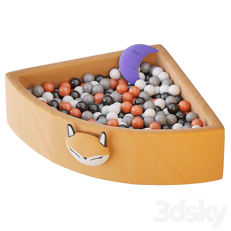 Corner ball pool 3D Model Free Download