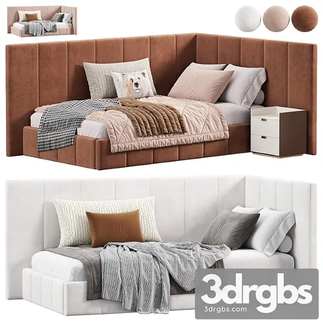 Corner Bed Dandy Kids By Sensorsleep 3D Model Download