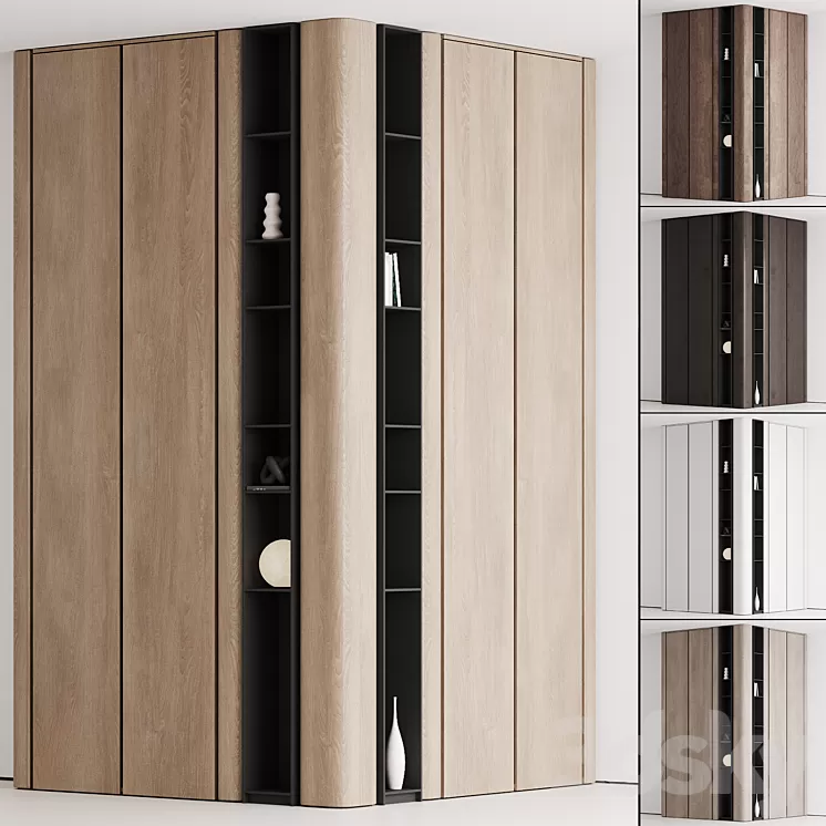 Corner cabinet 008 3D Model Free Download