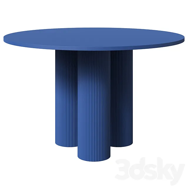 Corner Design dining table Ary Texture 3D Model Corner Design dining table Ary Texture 3D Model