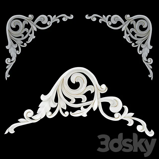 corner molding 3D Model