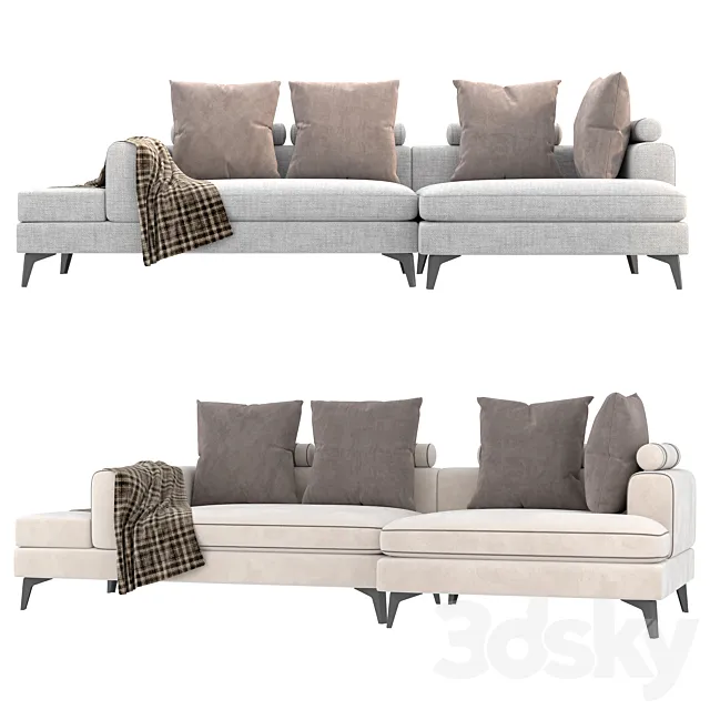 Corner sofa 3D Model Corner sofa 3D Model
