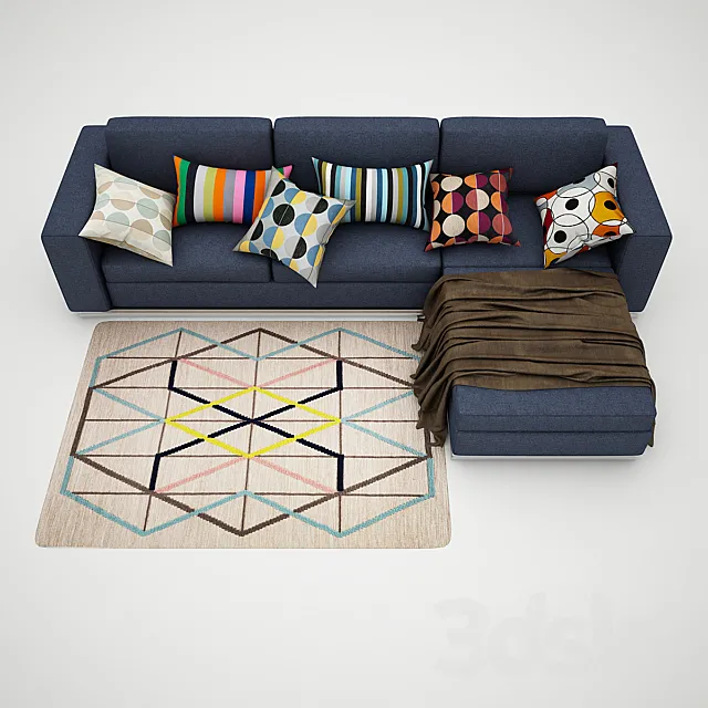 corner sofa 3DModel corner sofa 3DModel