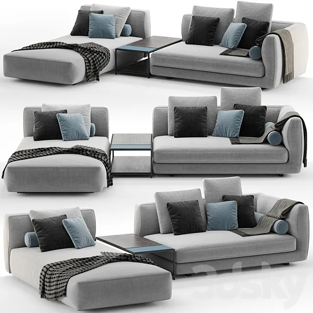 Corner sofa Art Nova GLAM 3DModel Corner sofa Art Nova GLAM 3DModel