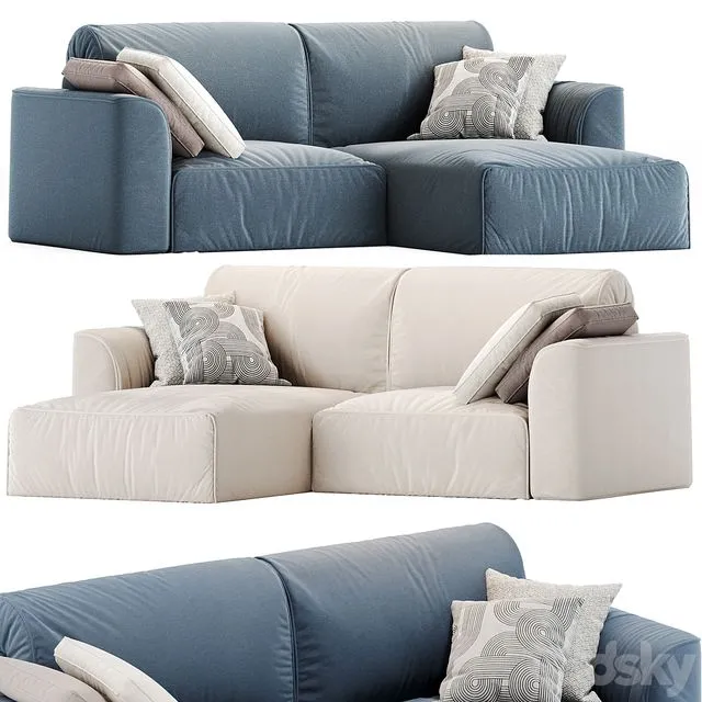 Corner sofa Bayvin from Divan ru 3D Model