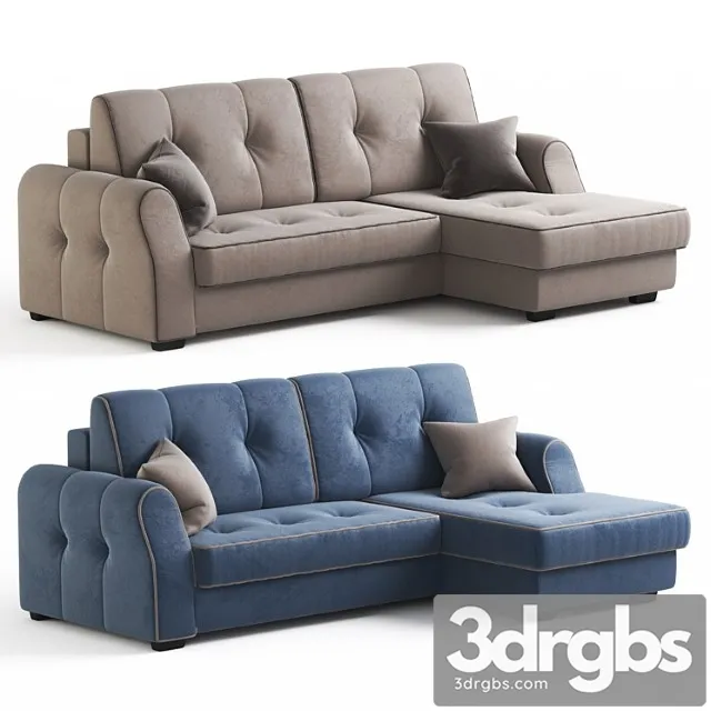 Corner Sofa Bed Oscar Ot Goff Beige And Blue Upholstery Options 3D Model Download Corner Sofa Bed Oscar Ot Goff Beige And Blue Upholstery Options 3D Model Download