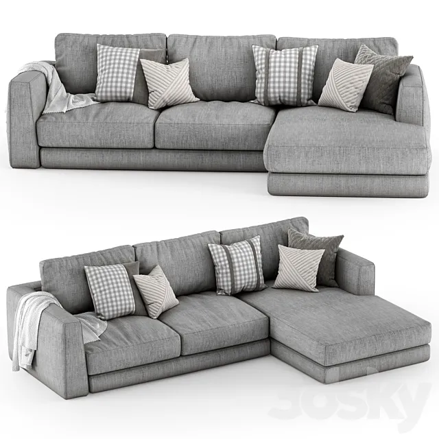 Corner sofa Bodema BARCLAY 3D Model Corner sofa Bodema BARCLAY 3D Model