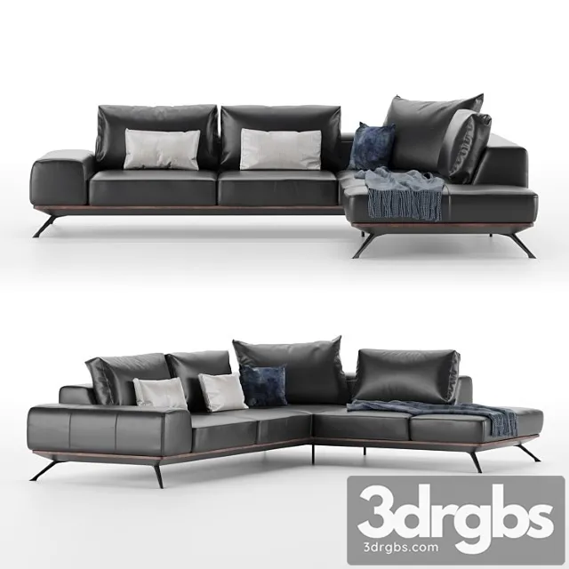 Corner Sofa Claire Figaro Uno 3D Model Download Corner Sofa Claire Figaro Uno 3D Model Download