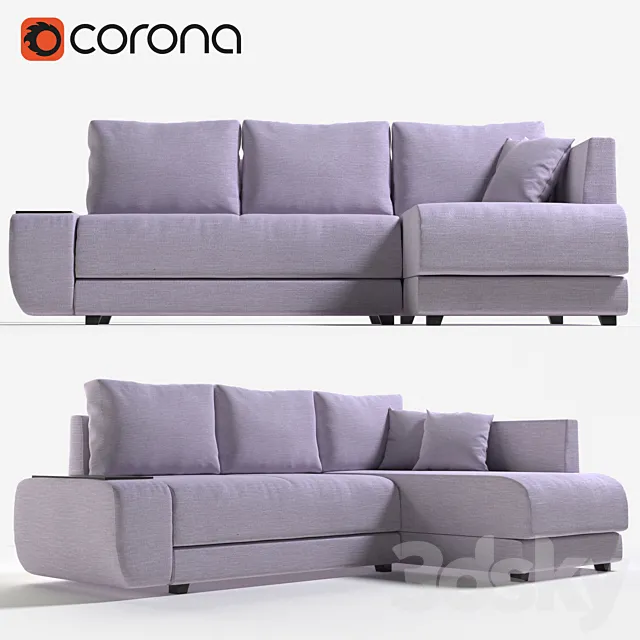 Corner sofa Consul Hoff 3D Model Corner sofa Consul Hoff 3D Model