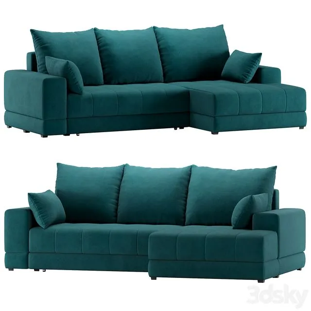 Corner sofa Darol from Divan.ru 3D Model