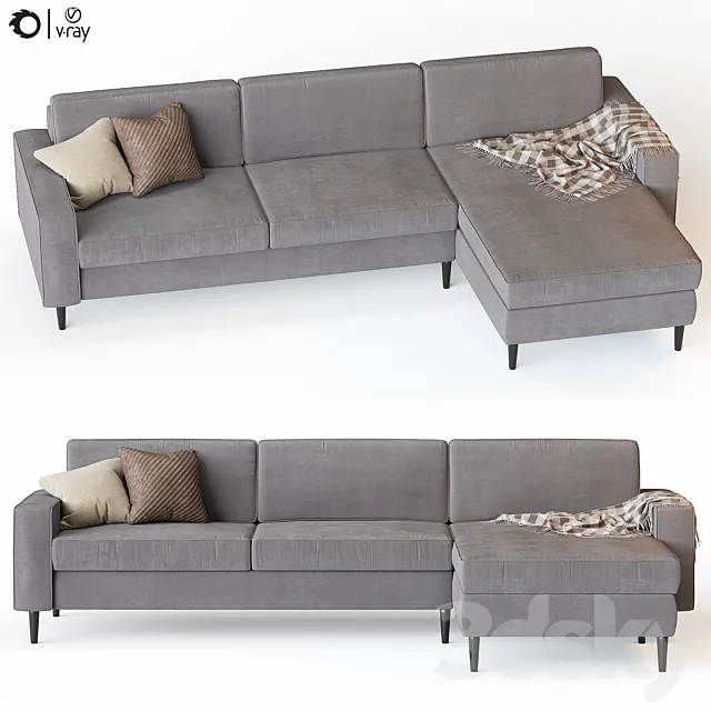 Corner sofa Disent divan.ru 3D Model Corner sofa Disent divan.ru 3D Model