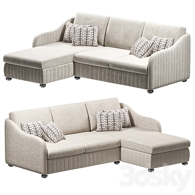 Corner sofa F75 by delavega 3D Model Corner sofa F75 by delavega 3D Model