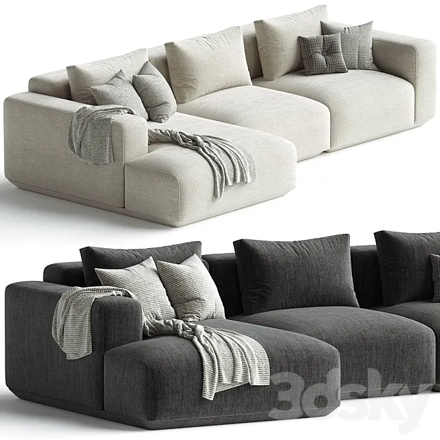 Corner Sofa Grant By Lavsit 3D Model Corner Sofa Grant By Lavsit 3D Model