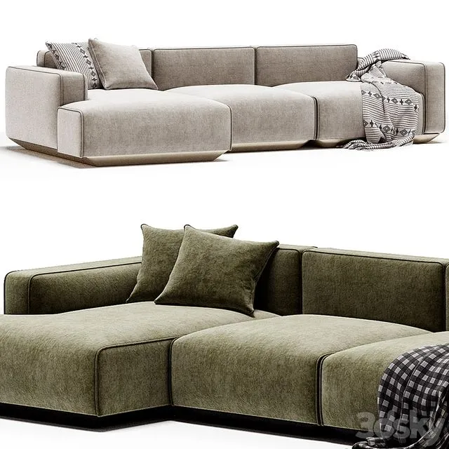 Corner Sofa Grant By Lavsit 3D Model Corner Sofa Grant By Lavsit 3D Model