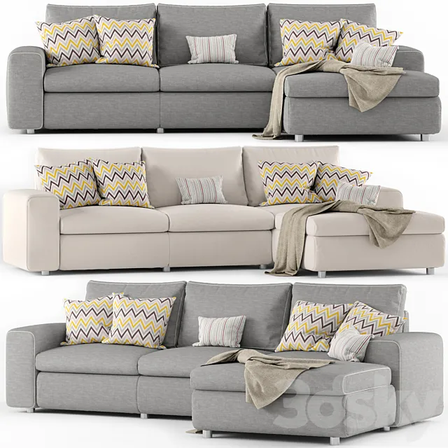 Corner sofa Karato_02 3D Model