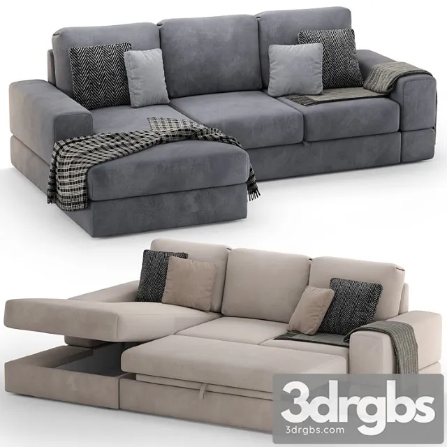 Corner sofa mebelroom dallas 2 3D Model Download Corner sofa mebelroom dallas 2 3D Model Download