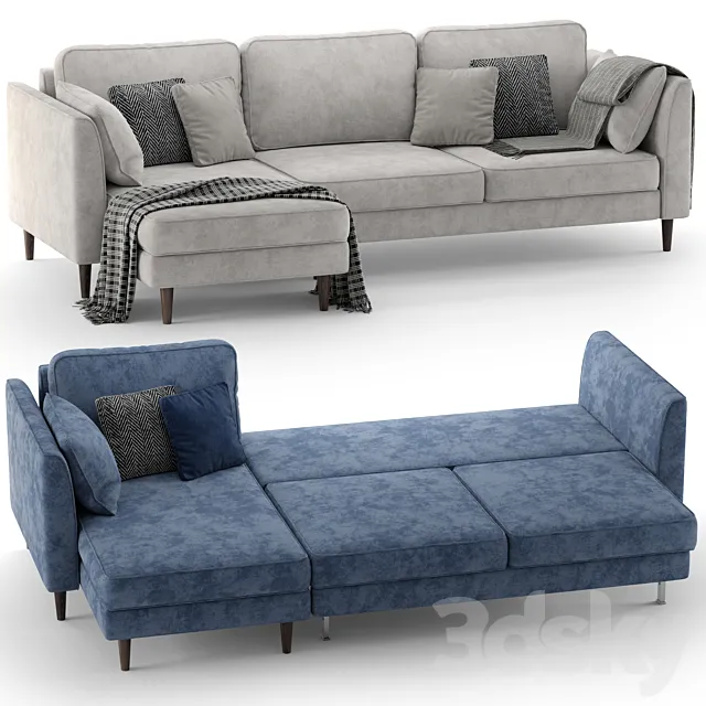 Corner sofa Mebelroom Hampi 3D Model Corner sofa Mebelroom Hampi 3D Model