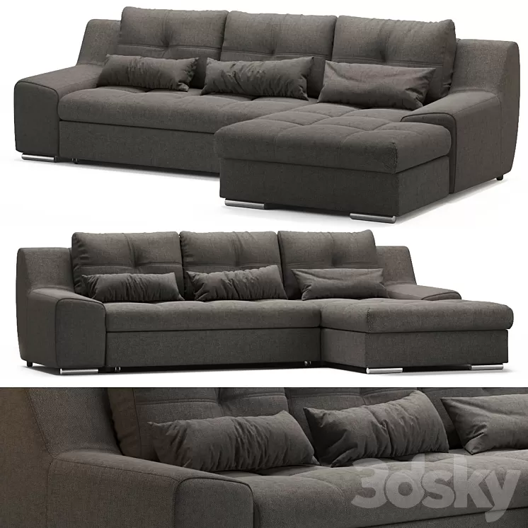 Corner sofa Midgard 3D Model Free Download