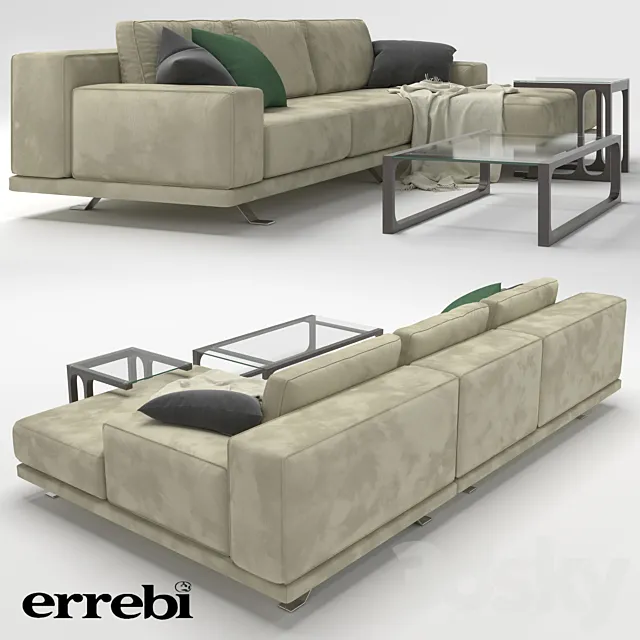 Corner sofa Modular ERREBI MAGNUM 04 3DModel Corner sofa Modular ERREBI MAGNUM 04 3DModel