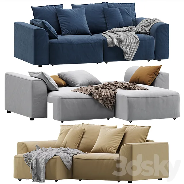 Corner Sofa Napa Velvet Silver by Divan.ru _ Corner Sofa Napa 3D Model Corner Sofa Napa Velvet Silver by Divan.ru _ Corner Sofa Napa 3D Model