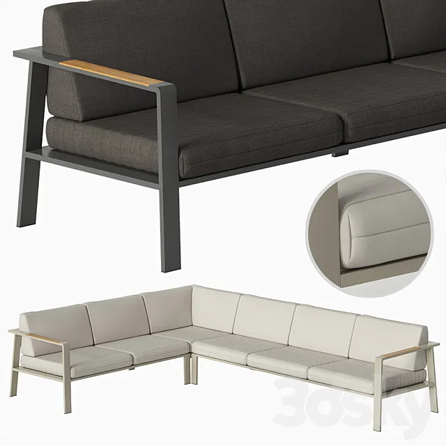 Corner sofa NOFI 3D Model
