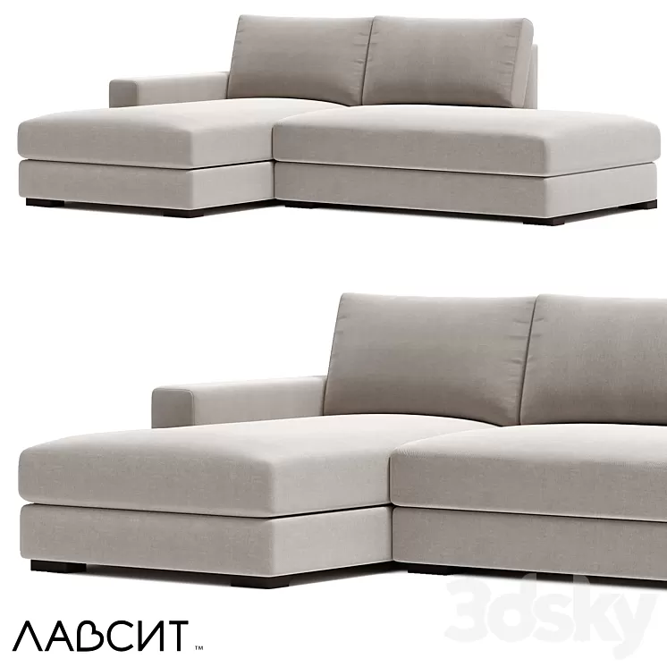 Corner sofa Parker 3D Model