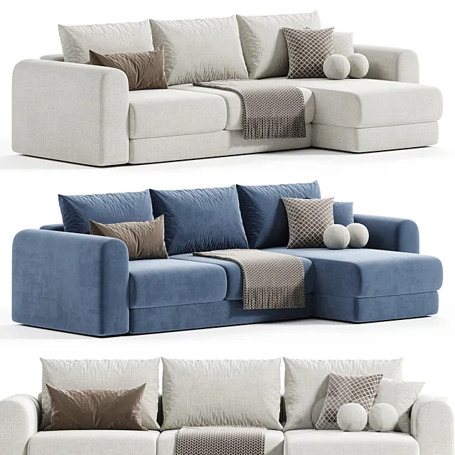 Corner Sofa Richmond SE Monolit 3D Model Corner Sofa Richmond SE Monolit 3D Model