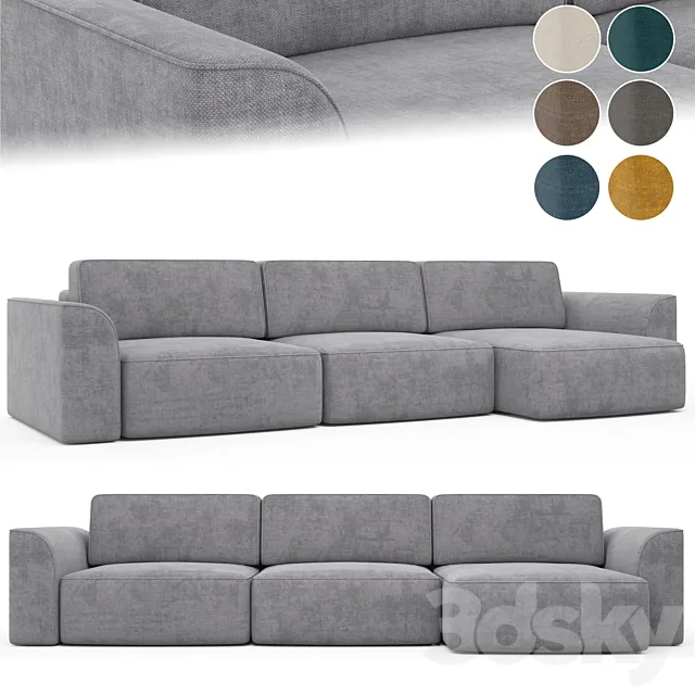 Corner sofa Space-2 3D Model Corner sofa Space-2 3D Model