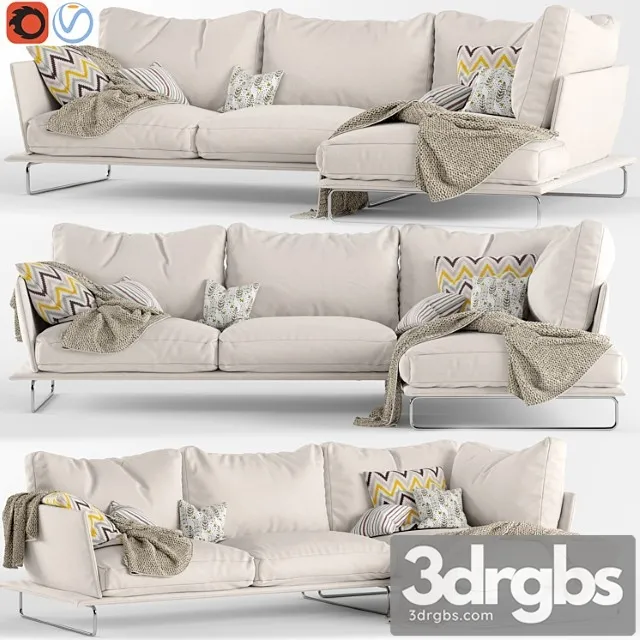 Corner sofa vessel gamma 2 3D Model Download Corner sofa vessel gamma 2 3D Model Download