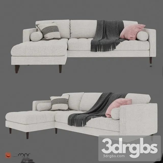 Corner Sven Sofa 01 3D Model Download Corner Sven Sofa 01 3D Model Download
