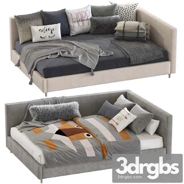 Corner timo upholstered bed 2