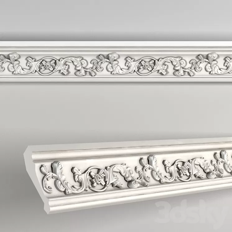 Cornice 3D Model Cornice 3D Model
