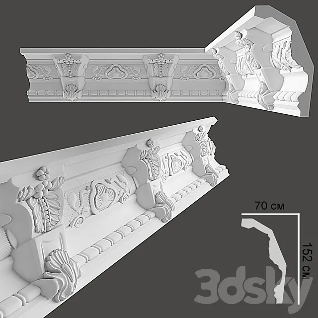 Cornice 3D Model