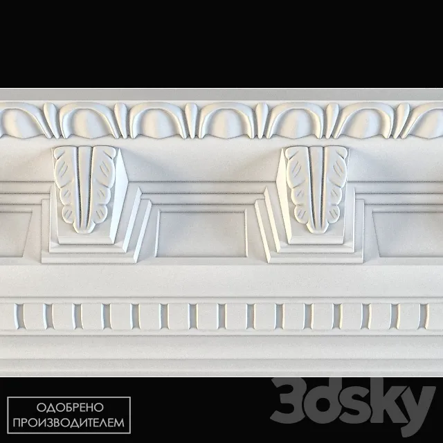 Cornice by sabur 3D Model Cornice by sabur 3D Model