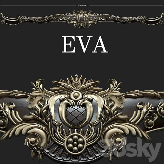 Cornice classic EVA 7204 3DModel