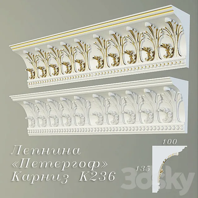 Cornice K236 3D Model
