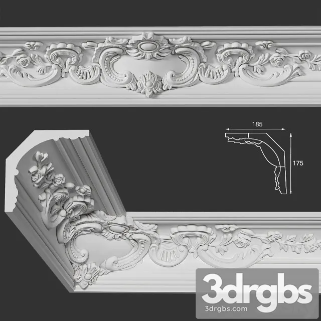 Cornice Petergof K151 3D Model Download Cornice Petergof K151 3D Model Download