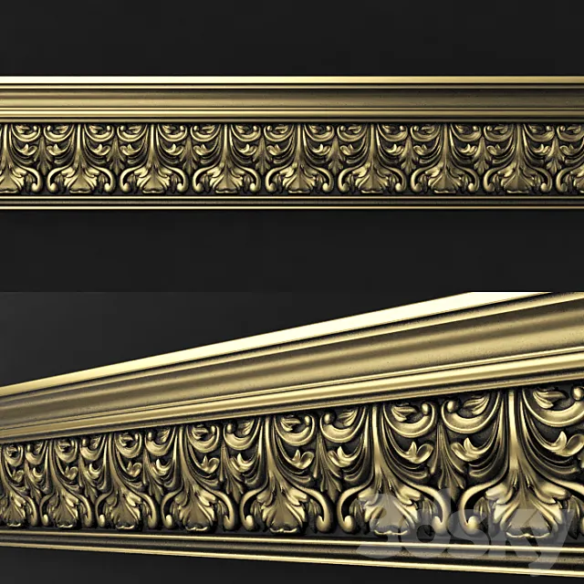 Cornice2 3D Model Cornice2 3D Model