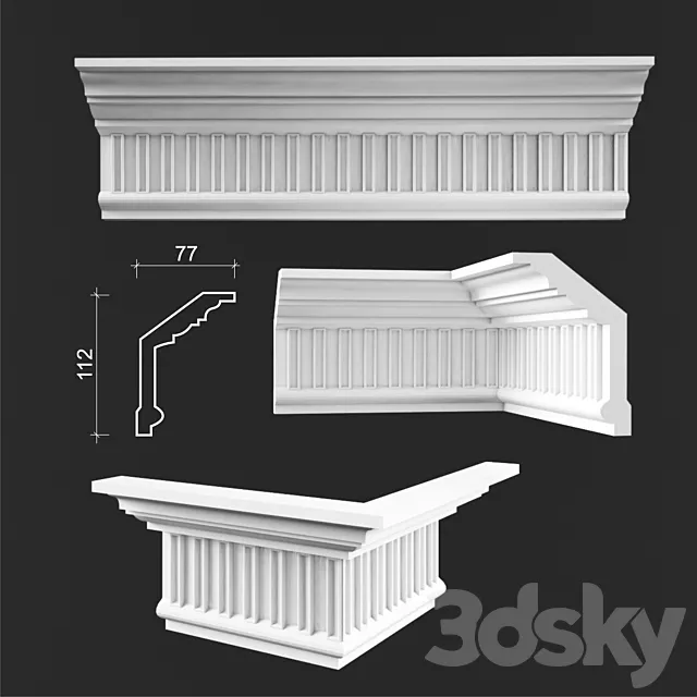 Cornices 3D Model